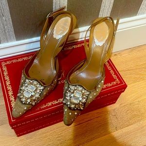 RENE CAOVILLA SIZE 39 BEIGE COLOR
